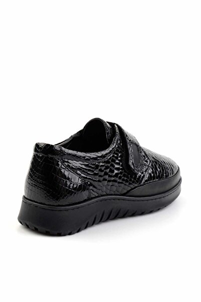 Bambi Black Black Leather Women's Casual Shoes K01331750403