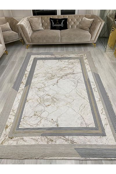 ALLGELSİN غطاء حماية للسجاد، غطاء سجاد مرن، غطاء سجاد قابل للغسل، غطاء مخطط حديث، غطاء بدون إسفنجة