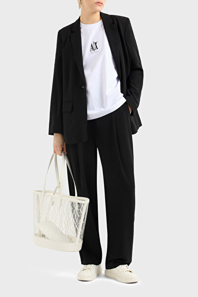 Armani Exchange Μπλουζάκι με λογότυπο Armani Exchage με χαλαρή εφαρμογή με λαιμόκοψη T SHIRT XW 001182 AF15085 U0002