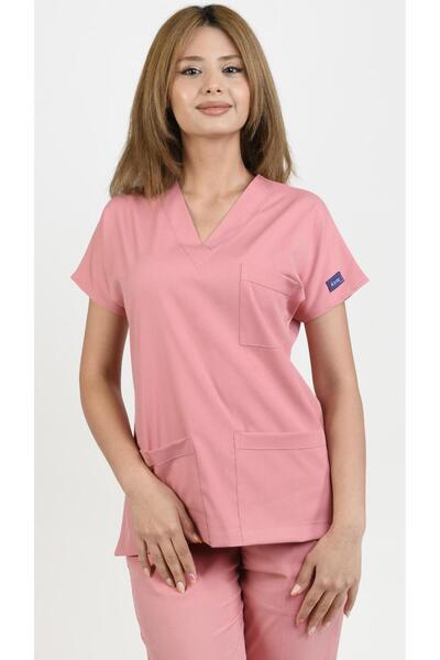 Kıraç Uniform Greys - Gül Kurusu - Tek Üst