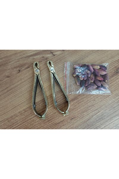 yeşiliseviyorum 2 Pieces Hayri Master Pistachio Pistachio Cracker Cracker Good Quality Long Lasting September Pistachio Gift