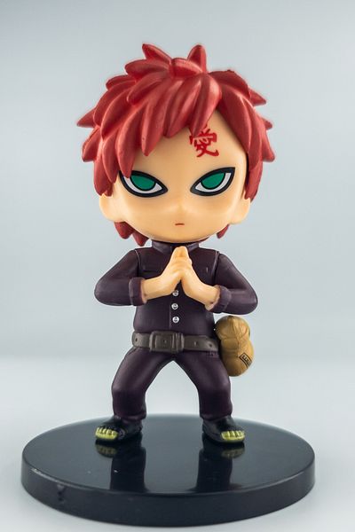 shop Naruto Shippuden Gaara Figure – 9 cm Collection Figure with Sand Pot Detail