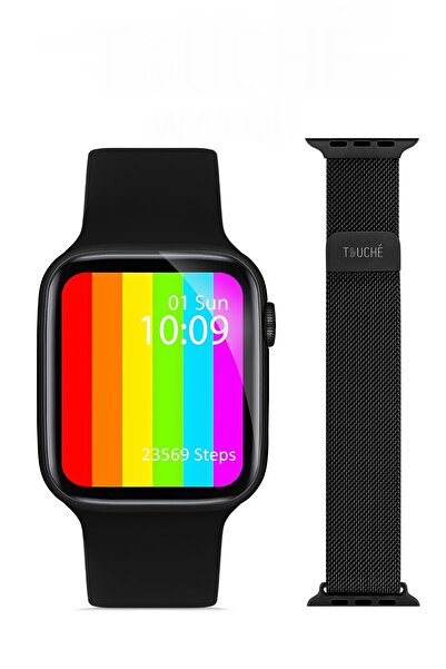 TOUCHE WATCH Watch 6 Apple Android Huawei Uyumlu Akıllı Saat Arama Yapma Özel...
