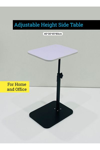 TrentonGCC Adjustable Height Side Table – Versatile & Space-Saving