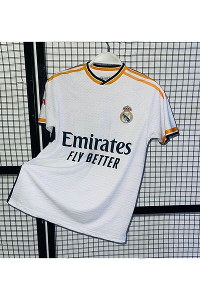 Lion Spor V'ini JR 2023-24 Εποχή R.Madrid Ποδοσφαιρική φανέλα ενηλίκων στο σπίτι