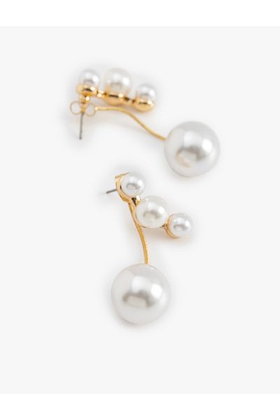 Koton Steel Mixed Pearl Earrings