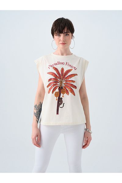 Loft Women's Regular Fit T-Shirt - Sleeves