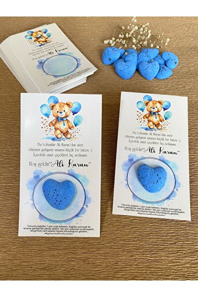 gizemli tohumlar Tohumlu Kart 50 Adet Doğum günü ,Baby Shower,Hediyelik 8X14 CM