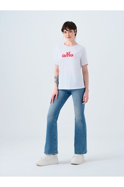 Loft Women's Regular Fit T-Shirt - Sleeves