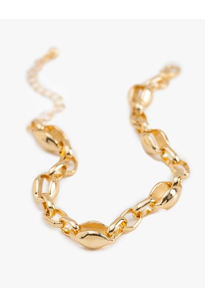 Koton Adjustable Bracelet with Chain Detail