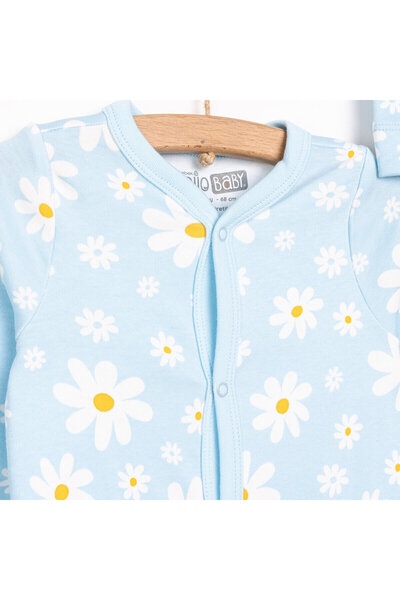 ebebek Hello Baby HelloBaby Yenidoğan Çiçek Baskılı Kız Tulum-Şapka Kız Bebek