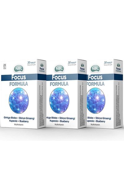 NBL Focus Formula 30 Tablets 3 Pieces