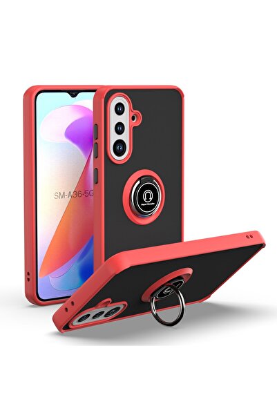 Rivor حافظة لهاتف سامسونج جالاكسي A36 مع حامل حماية للكاميرا وحواف بلوري وغطا...