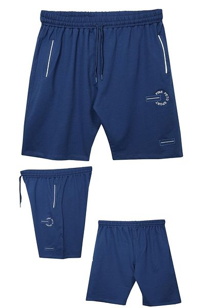 marufshop Men's Large Size Oversized Lycra Combed Cotton Shorts Suitable for Weights between 110 - 150 Kilograms