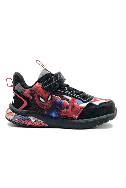SPIDERMAN Zamon Orthopedic Lighted Boys' Sports Shoes Black
