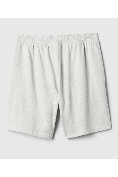 GAP V-Frch ft Herıtage Logo Short Terry Cloth Shorts Men's Shorts Gray