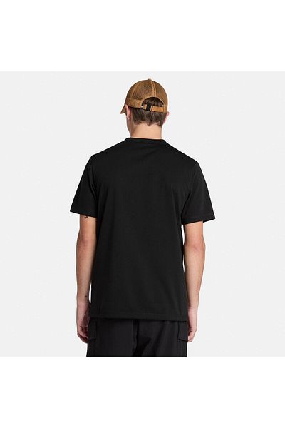 Timberland Quick-Dry Short Sleeve Tee Men's Black Tshirt Tb0A6Eks0011