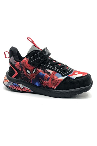 SPIDERMAN Zamon Orthopedic Lighted Boys' Sports Shoes Black