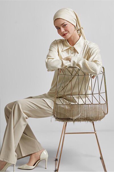 Alvina Satin Jacquard Tunic 45375