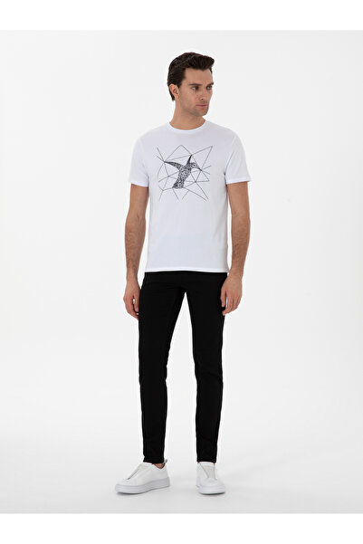 Cacharel Siyah Slim Fit Pamuk Karışımlı Jean Pantolon 50304088-VR046