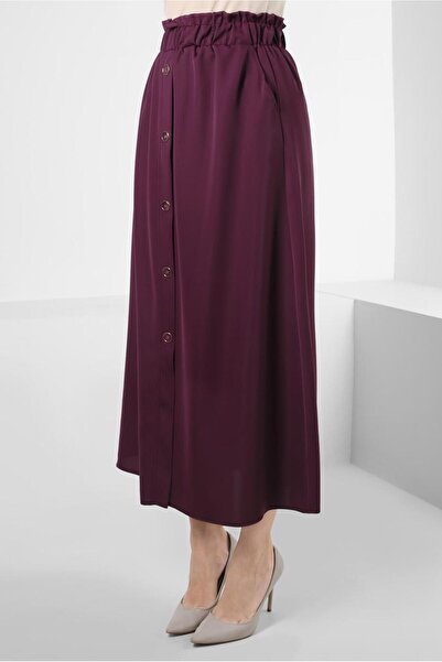 Alvina Спідниця з еластичною ташкою та ґудзиками 60422