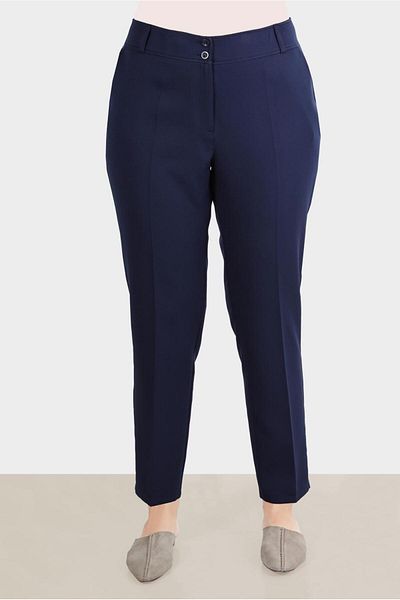 Alvina Crepe Fabric Classic Trousers - 70355
