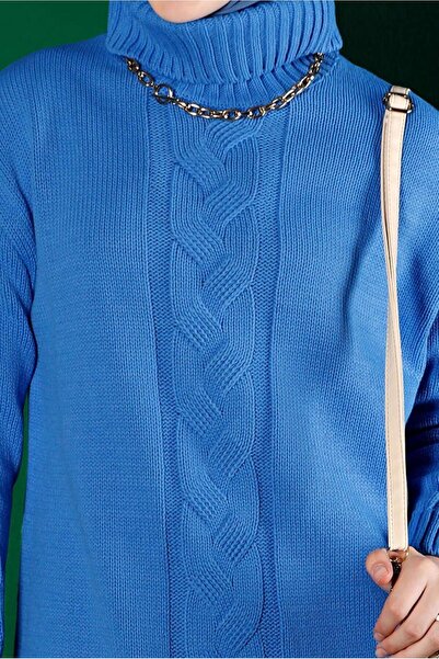 Alvina KNITTED DETAILED THROAT KNIT TUNIC 43119