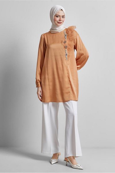 Alvina Ruffle Detail Tunic 44714