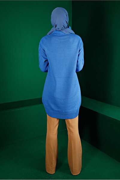 Alvina KNITTED DETAILED THROAT KNIT TUNIC 43119