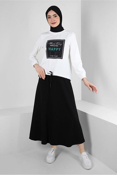 Alvina Set de trening cu fustă imprimată Stone and Yaza - 43692