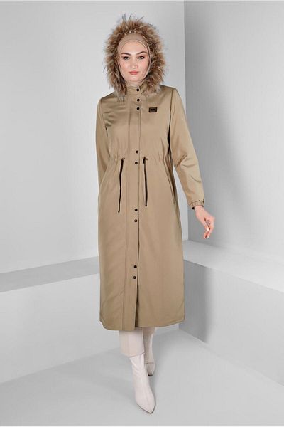 Alvina PARKA CU GLUGĂ CU BLANĂ 90369