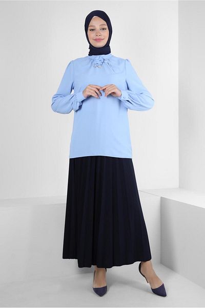 Alvina BLUME DETALIAT PIATRA BLUZ 43575