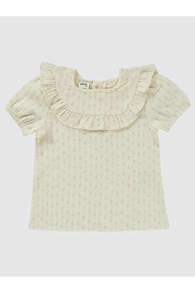 Civil Baby 6-18 Months Baby Girl Ecru Shorts Set