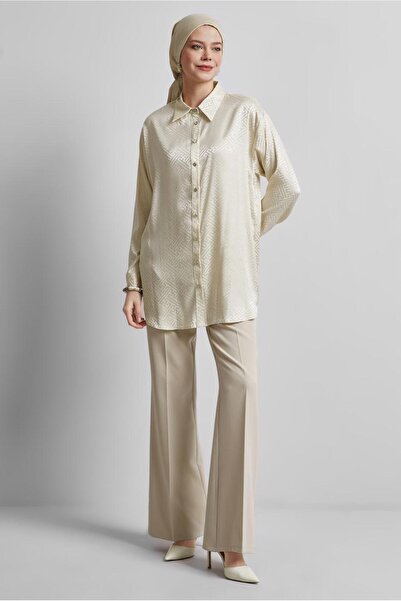 Alvina Satin Jacquard Tunic 45375