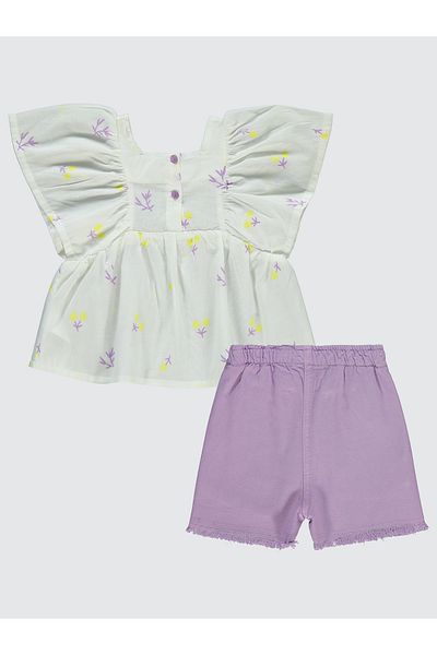 Civil Girls 2-5 Years Old Girl's Ecru Suit Set