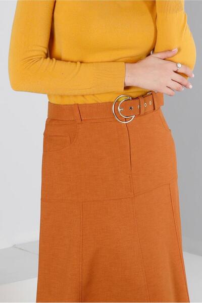 Alvina Cepli Kemerli Etek 60347