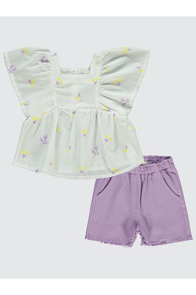 Civil Girls 2-5 Years Old Girl's Ecru Suit Set