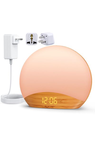 Choice Australian Awakening Wake Up Sunrise Alarm Clock Table Clock Dimmable With 3 Ring 8 Nightlight 26 So