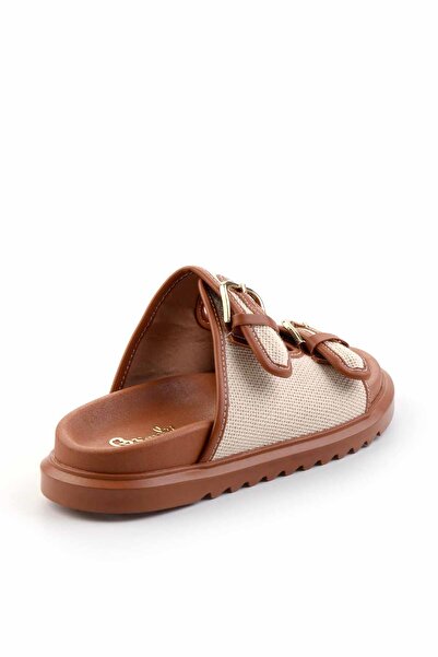 Bambi Bej Kadın Terlik K04545005128