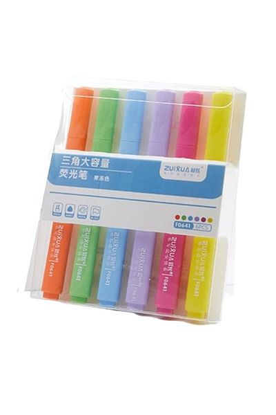 zuixua Highlighter 6 Colors Pen Type