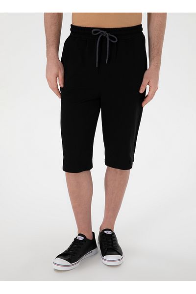 U.S. Polo Assn. Πόλο Ασν. Μαύρο ανδρικό σορτς DUSTY