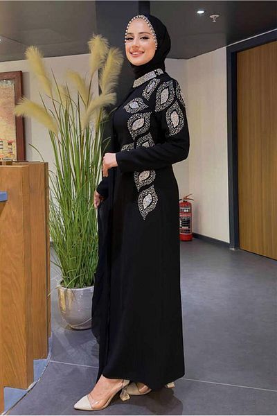 TRENDTESETTÜR Γυναικείο φόρεμα Şaroğ Stone Cape lí T 8393
