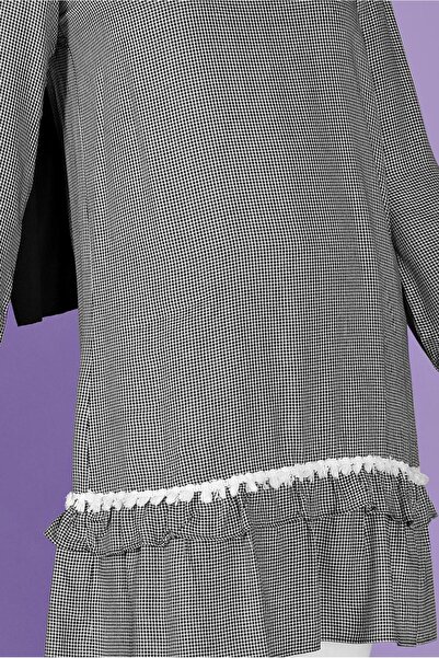 Alvina 41447 Model Ruffled Square Tunic