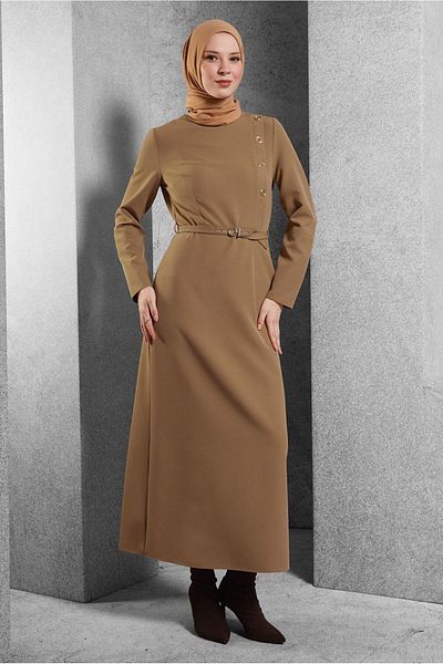 Alvina 45189 Μοντέλο Φόρεμα Hijab - Με Ζώνη
