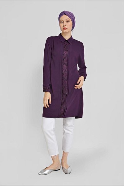Alvina Güpür Detail Tunic 41783