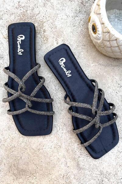 Bambi Siyah Kadın Terlik K04137000538