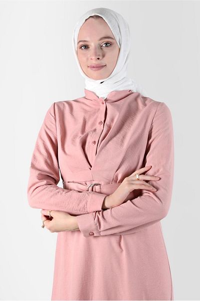 Alvina Tunic with Buttons and Belt 41752