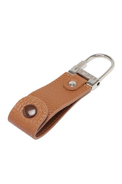 Tergan Tan Genuine Leather Unisex Keychain - S1An00000267-B67