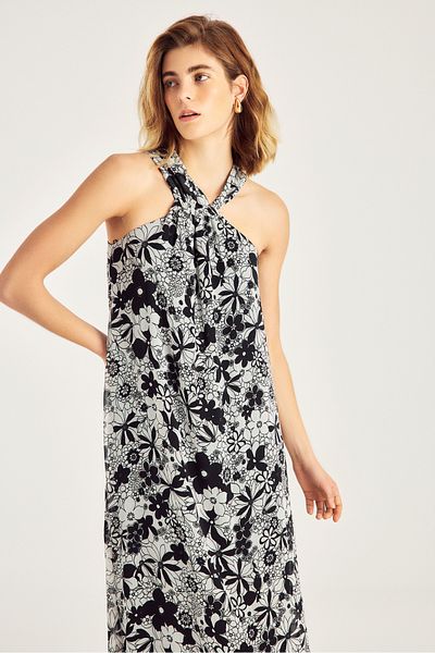 Naramaxx 1715A Dress Flower Pattern