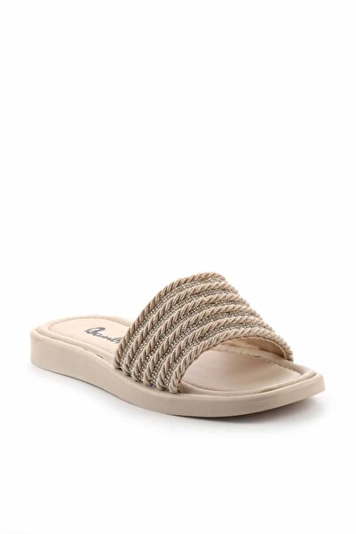 Bambi Bej Kadın Terlik K04956750416